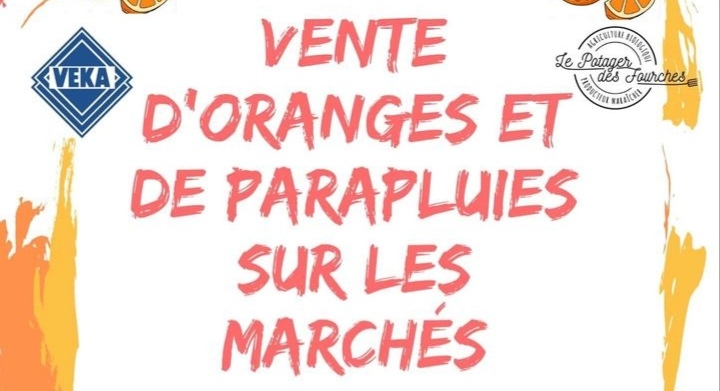 VENTE D'ORANGES ET DE PARAPLUIES ORANGEONS LE MONDE du 25 novembre au 10 décembre 2025 - Lutte contre la violence faite aux femmes